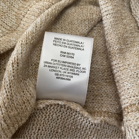 We The Free Tan Cowl Neck Sweater xsmall - Picture 8 of 12